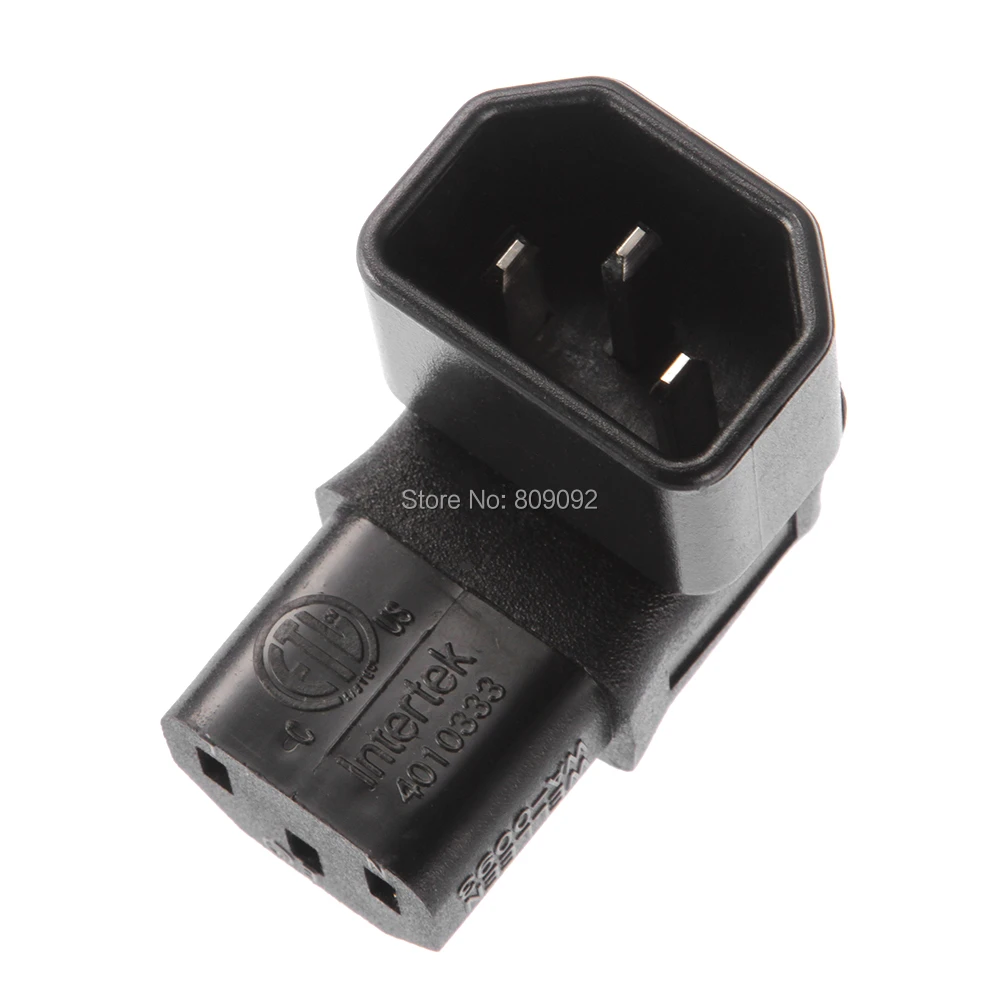 Cable Length Black ShineBear Hight Quality Power Adapter Plug 10A IEC C14 Male to C13 Female Up 90 Degree Right Angle Converter for LCD TV Cable Length Black ShineBear Hight Quality Power Adapter Plug 10A IEC C14 Male to C13 Female Up 90 Degree Right Angle Converter for LCD TV