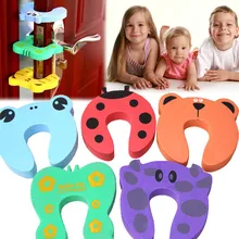 5 шт. Детские Мультяшные дверные стопоры, защита для детей, защита пальцев, защита для детей, помех животных, защита для младенцев, защита для детей, дверной проем