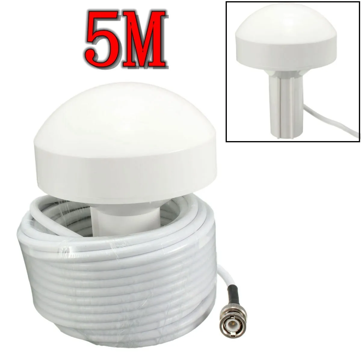 Beste KROAK Externe Marine Boot GPS Ontvanger Antenne BNC Stekker Connector 5 Meters