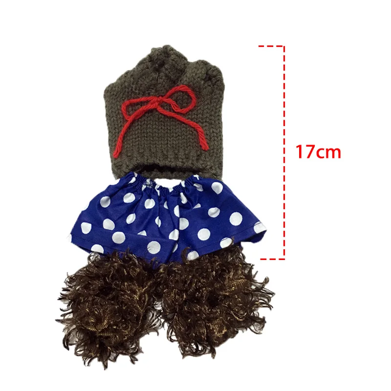 30cm Doll Clothes for Rabbits/Cats/Bears Plush Toys Dress Skirt Coat Clothes Accessories for 1/6 BJD Dolls Girls Kids Gifts 17