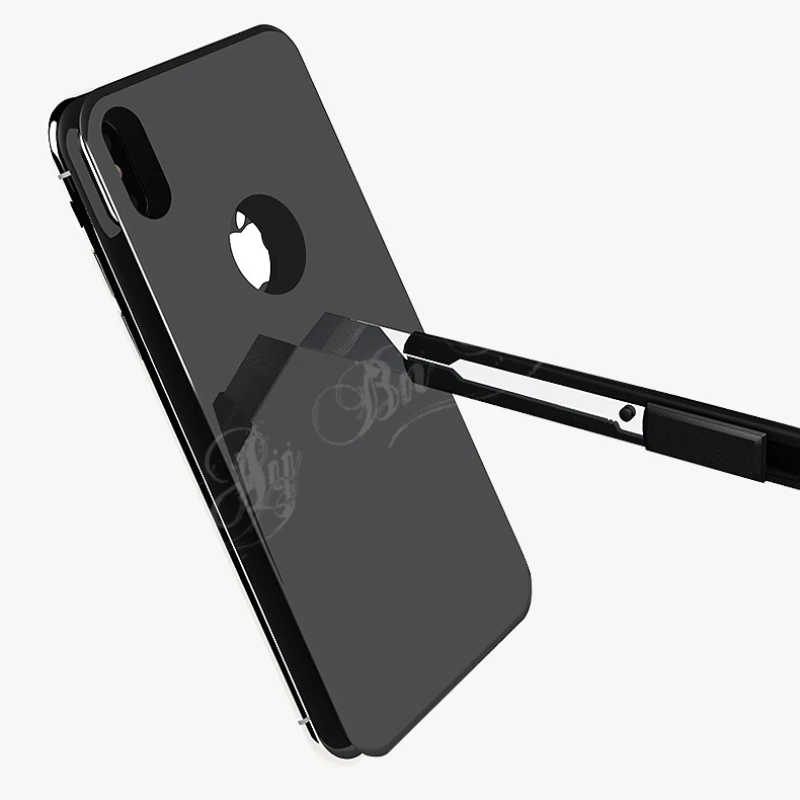 2 шт 3D полное покрытие задней части стекла протектор для iphone Xs Max Xr 6 6S 7 8 Plus 9H Закаленное стекло пленка черный белый прозрачный