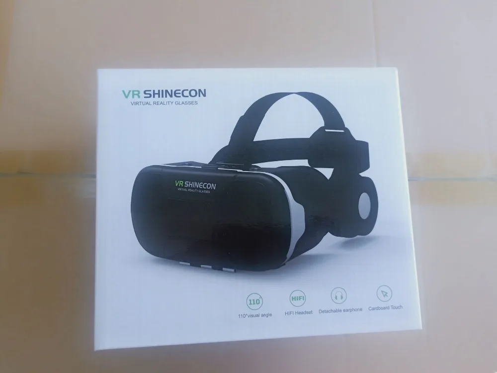 VR Shinecon 3 D Casque Viar 3D Glasses Virtual Reality Headset Helmet Goggles Augmented Lenses for Phone Smartphone Binoculars