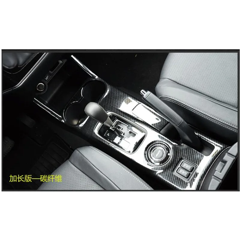 Для 2013 Mitsubishi Outlander левый руль, высокое качество полное покрытие шестерни панель Abs хромированная отделка автомобиля-Стайлинг