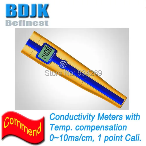 

0~10.00ms/cm Digital Conductivity Meters with Temp. Display Pocket CON Tester