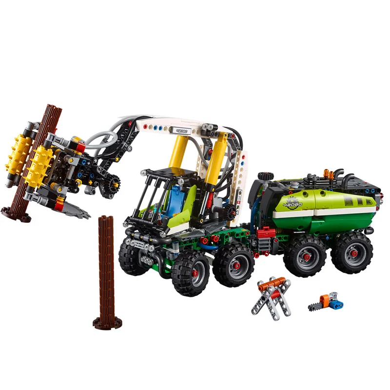 

Technic Series Harvester Forestry Machine Model Building Compatible Legoinglys 20083 42080 Blocks Bricks Toys Christmas Gifts