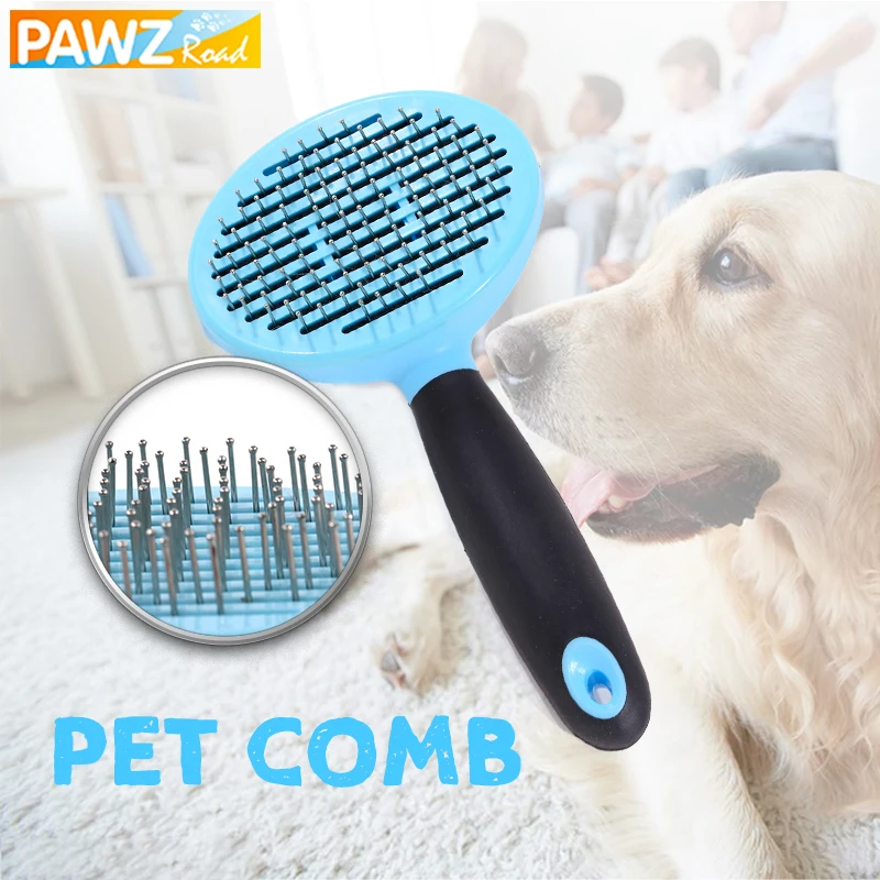 PAWZRoad Cat Combs Rake Spill Brush Pet Comb Grooming Pet Quick Clean