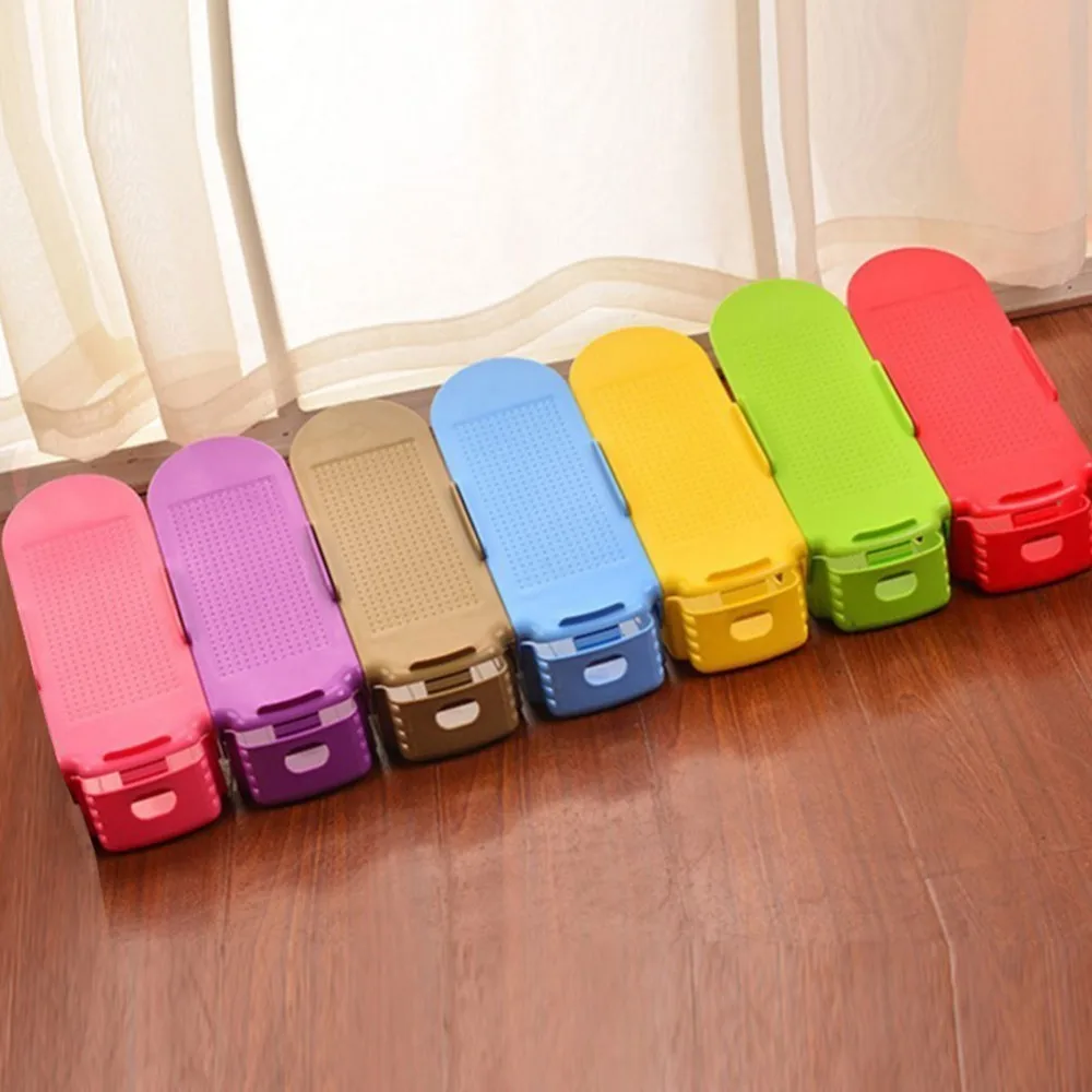 10 قطعة دائم قابل للتعديل أداة تنظيم الأحذية الأحذية دعم فتحة الفضاء توفير حجرة خزانة الأحذية موقف تخزين الرف علب الأحذية