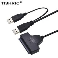 Tisanctuic – câble SATA vers USB pour disque dur, adaptateur USB 2.0 pour disque dur, 22 broches Molex