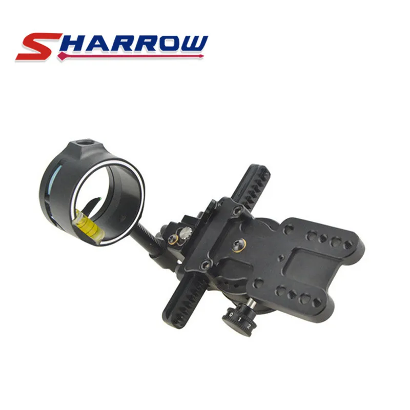 

1Pc Archery TOMMY HOGG Black Single Needle Aiming to Improve Accuracy Support Bow Sight Bracket Hunting Accessory