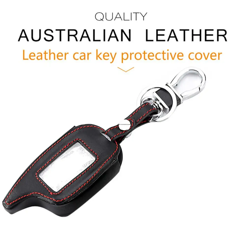 

Fahion Car Key Bag Key Chain Russian Version Alarm System Key Cover For Magicar 6/7/8/9 Original Remote Control Cover