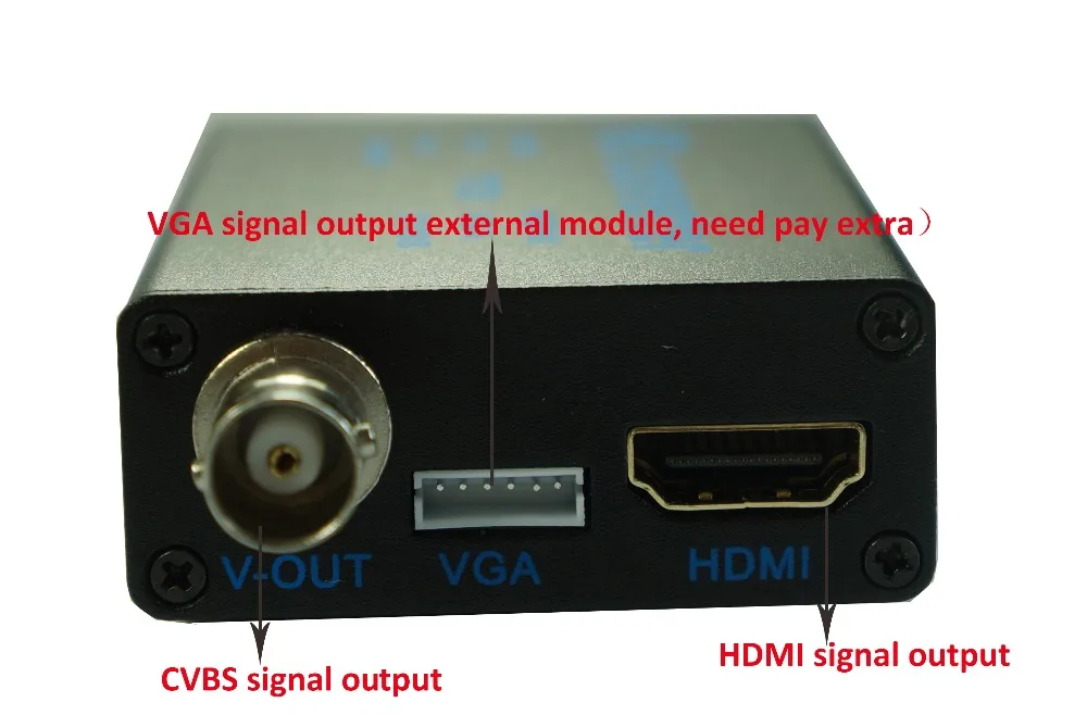 Аналоговый сигнал ТВ I AHD CVI в HDMI VGA CVBS цифровой видео конвертер ТВ Full HD 1080p для мониторинга безопасности NTSC/PAL