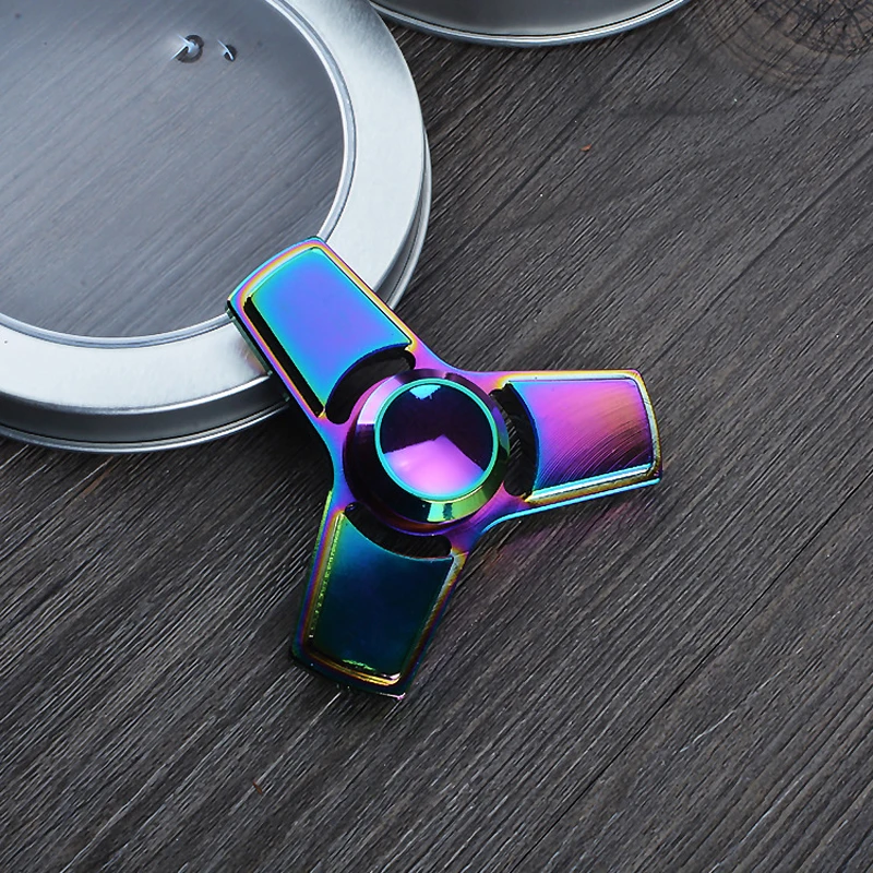 1 * гироскоп Спиннер Радуга Tri-Spinner Fidgat Spinner гироскоп для аутизм ADHD Kid Игрушка