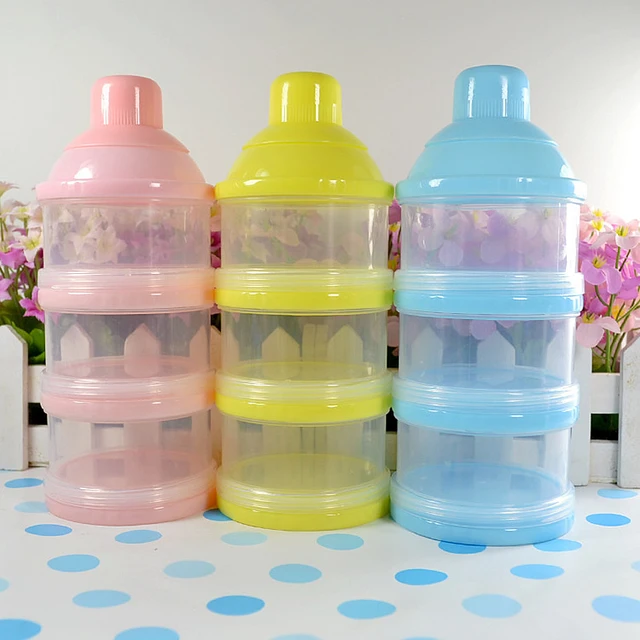 Formula Dispenser Travel Baby Food Container Rice Flour Protein Powder  Storage Plastic Milk - AliExpress