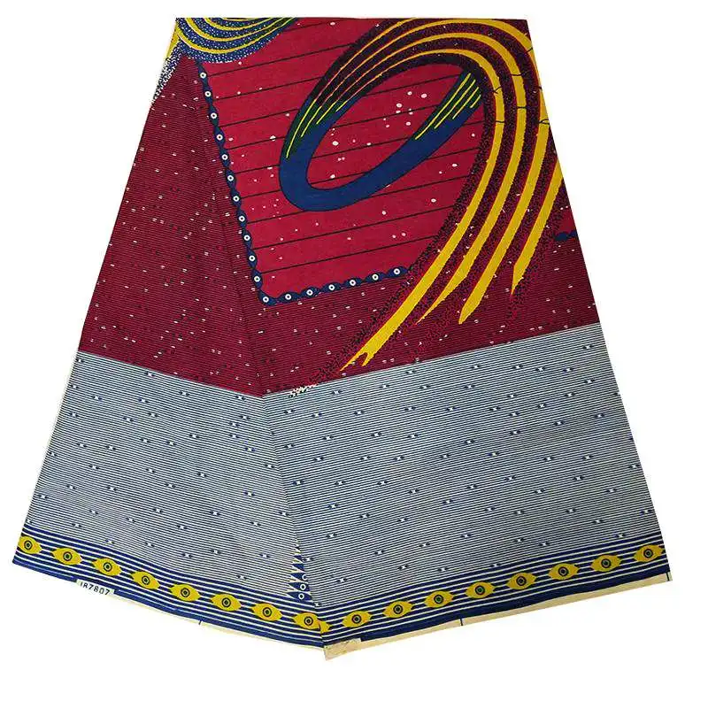 

African Print Ankara Sewing Material Veritable Wax Block Prints Fabric Hollandais Wax Print 100% cotton african wax print fabric