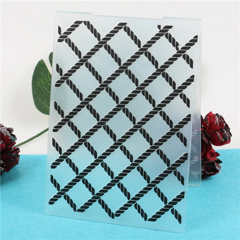 

Lattice Plastic Embossing Folder Template For Scrapbooking Photo Album Paper Card Background Decoration