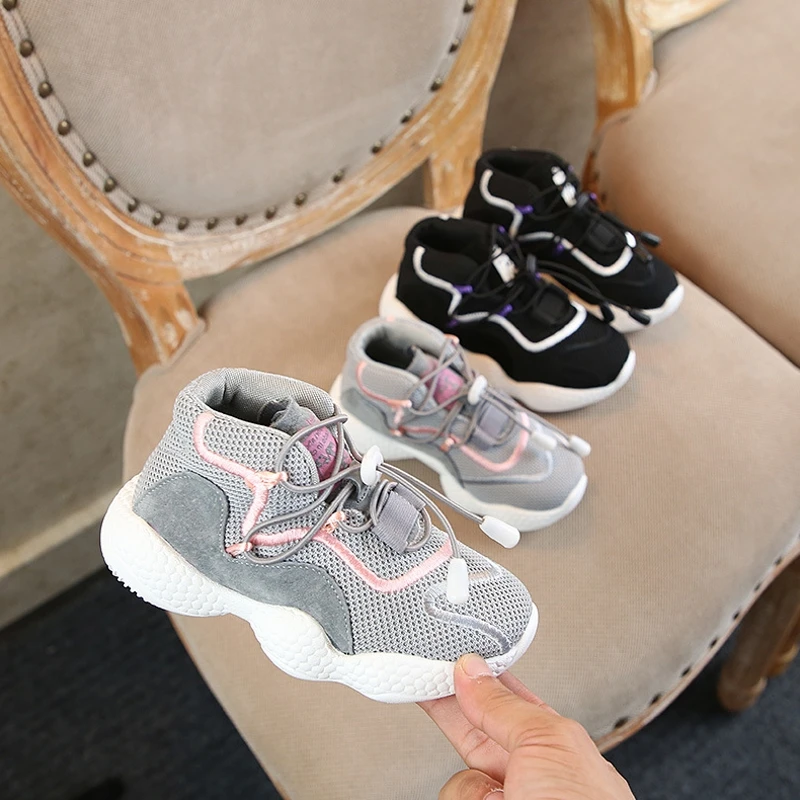 

Children sneakers 2019 autumn net breathable leisure sports running shoes baby girls toddlers mesh casual big boys brand shoes