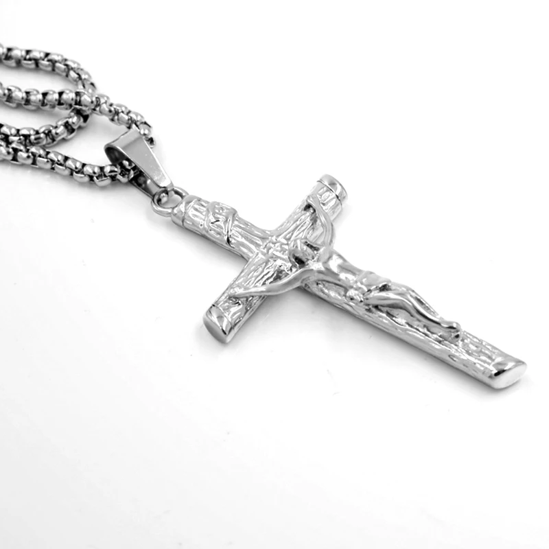 Христианская молитва ювелирные изделия мужское распятие INRI Cross ожерелье