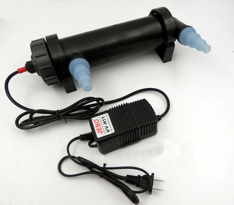 aquarium fish pond external UV sterilizer UV lamp 5/7/9/11/13/18/24/36w connect in filter system