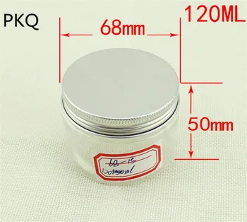 

120ml Food Grade Plastic Bottle Jar for Honey Empty Cosmetic Container Cosmetic Mask/Cream Jar Storage Organizer Jars Cans 20pcs