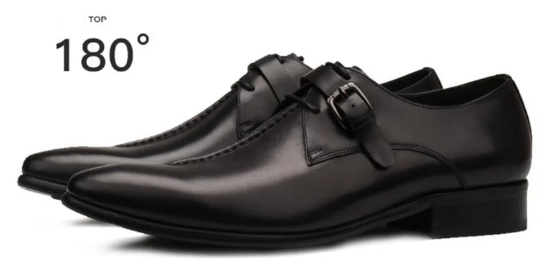 OMDE/Мужская официальная обувь с острым носком в британском стиле; модные деловые модельные туфли на шнуровке; кожаные туфли; свадебные туфли ручной работы
