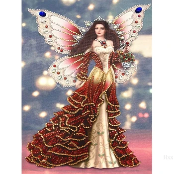 

Wing Girl 5D Special Shaped Diamond Painting Embroidery Needlework Rhinestone Crystal Cross Craft Stitch Kit DIY