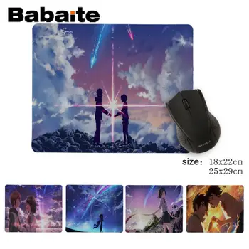 

Babaite My Favorite Anime Your name Computer Gaming Mousemats Comfort small Mouse Mat Gaming Mouse pad