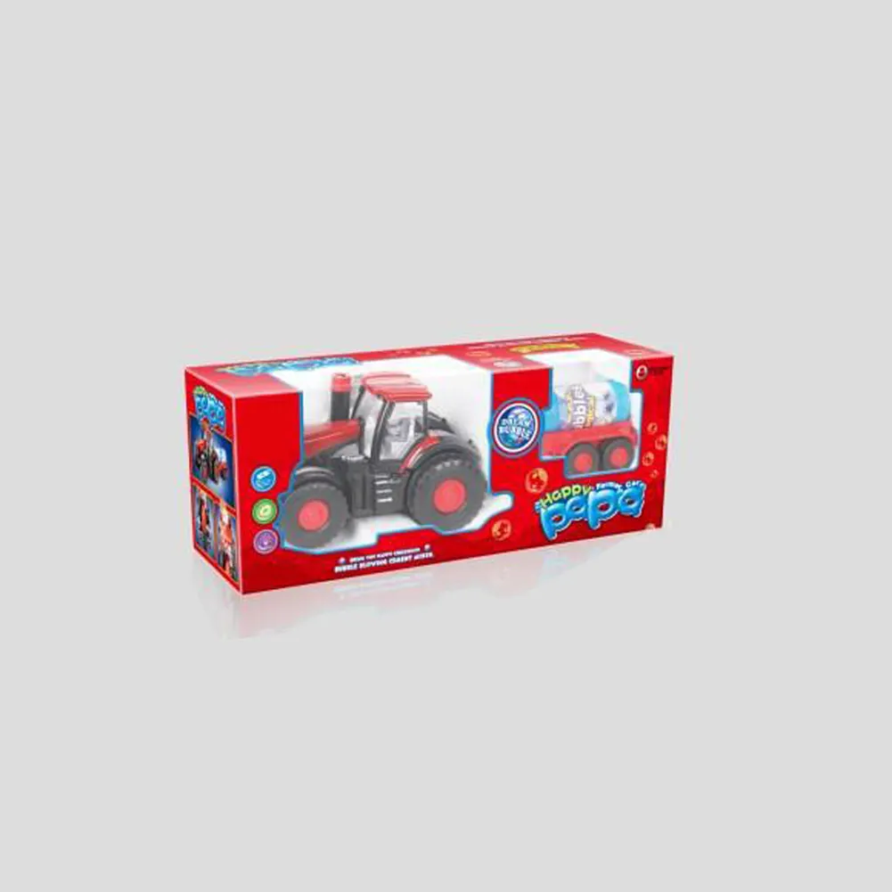 Игрушечный автомобиль надувной трактор для фермы с огнями Звуковые Детские