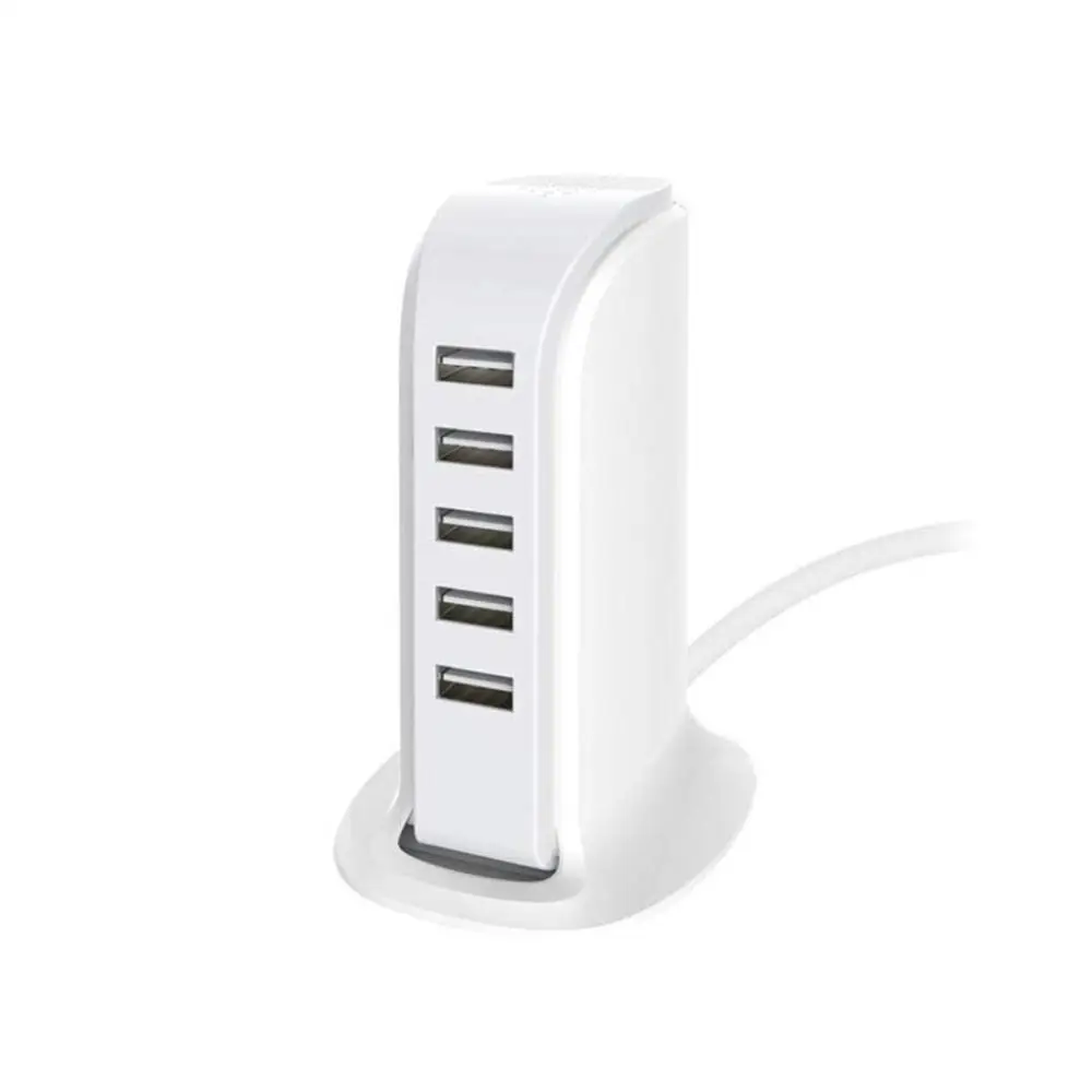 5 USB портов зарядное устройство для телефона концентратор 30 Вт 4A/6A настольная