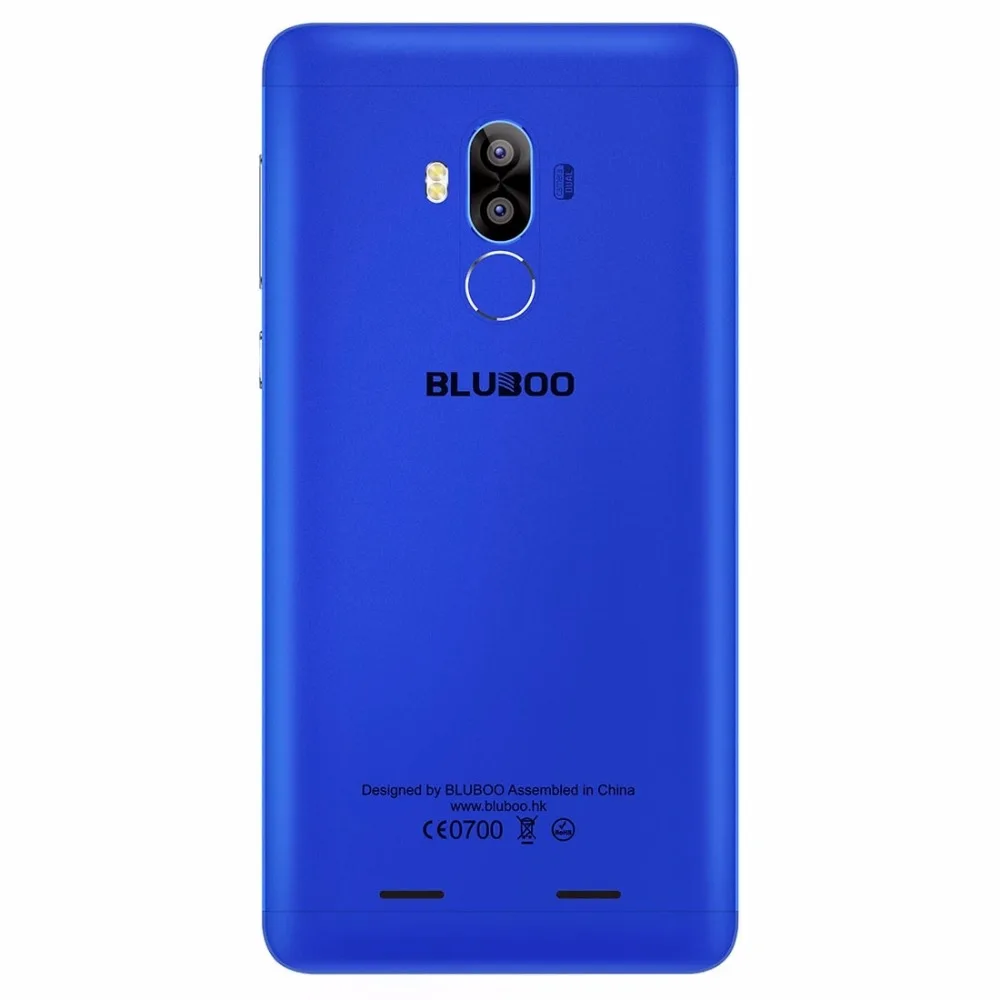 BLUBOO D1 Мобильный телефон 5,0 дюймов 8 Мп двойная задняя камера MTK6580 четырехъядерный 2 Гб ОЗУ 16 Гб ПЗУ Android 7,0 Nougat 2600 мАч смартфон