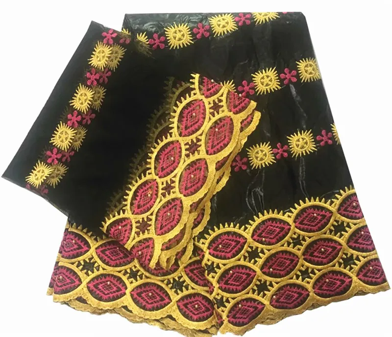 Модная африканская ткань Базен riche getzner bazin brode getzner dentelle tissu отделочный материал из Нигерии высокого качества 7 ярдов/Лот