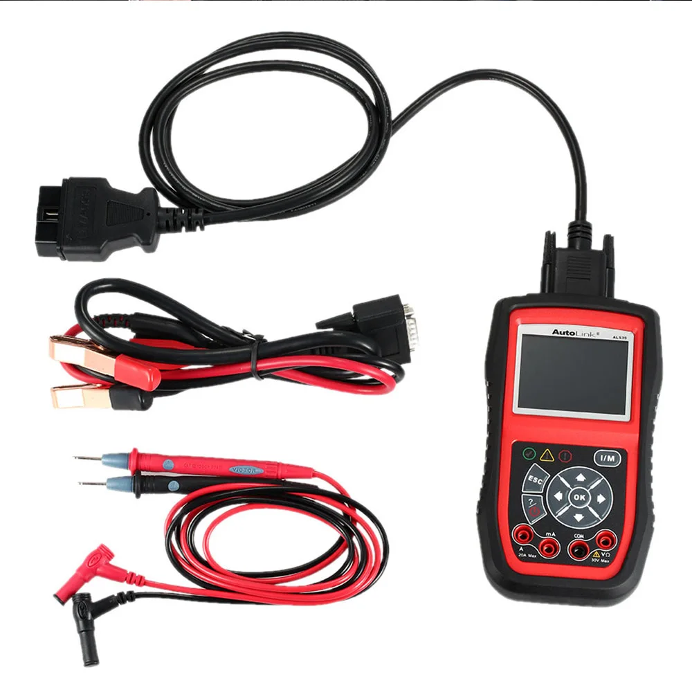Autel AutoLink AL539B OBD OBD2 автомобильный диагностический 12 В считыватель кодов анализатор