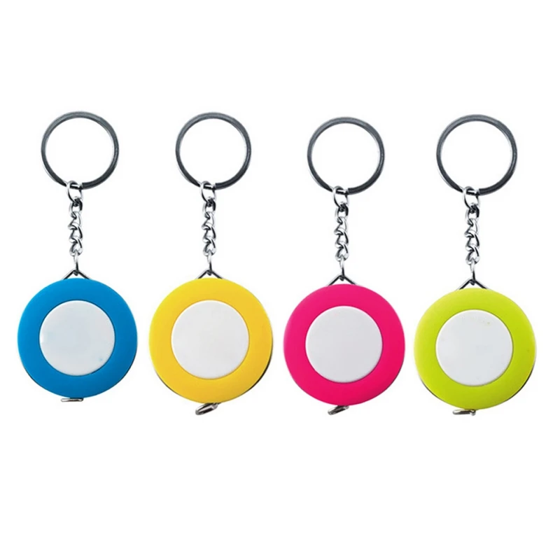 

Retractable Ruler Centimeter / Inch Tapes Plastic Key Chain Home Tools Quality Keychain Tool