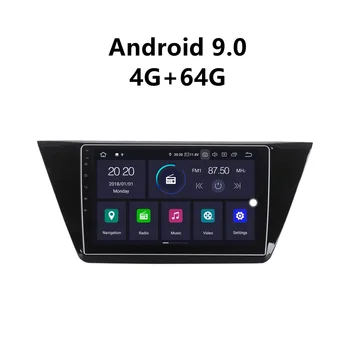 

JSTMAX 10.2'' Android 9.0 4G + 64G ISP Screen Car DVD Radio Stereo Player For tiguan 2017 HDMI Bluetooth DAB DSP