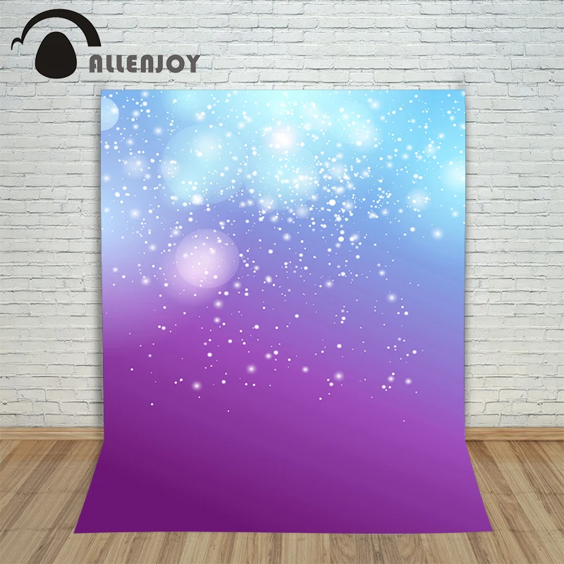 

Allenjoy Christmas photo background Snow sparkle dots purple bokeh professional backdrop for photo studio new