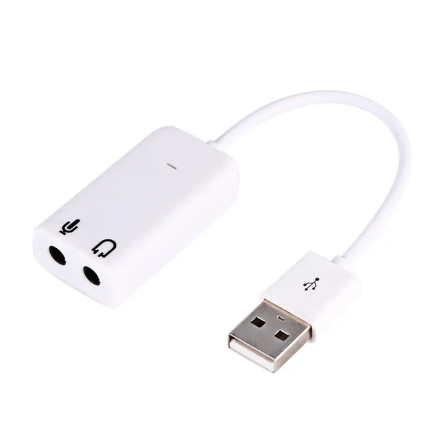 External USB Audio Sound Card Adapter 3D VIRTUAL 7.1CHANNEL For PC LAPTOP WIN7 8