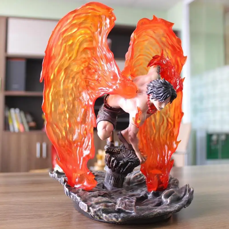 

Anime ONE PIECE Portgas D Ace in Fire Figure Model Toys