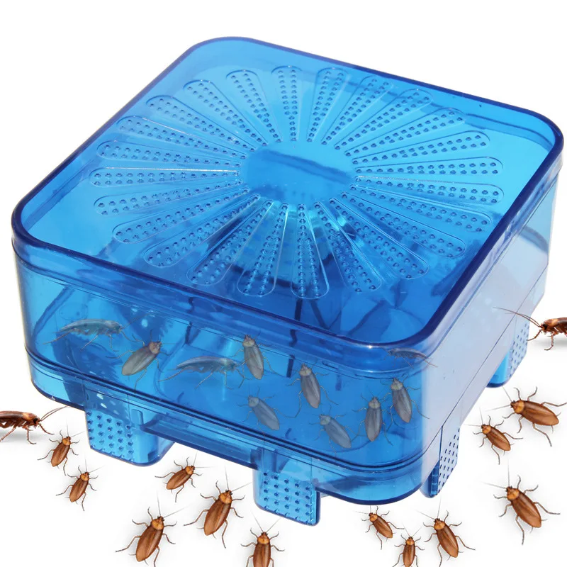 Household Effective Cockroach Traps Box Reusable Cockroach Bug Roach Catcher Cockroaches Killer Repeller