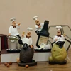 VILEAD 18cm 4Pcs/Set Resin Potato Chef Combination Figurines Fashion Crafts Character Small Ornament For Home Bread Decoration ► Photo 2/6