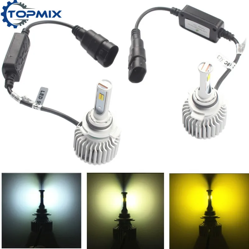 New 9012 Led Car Headlight H4 H7 9005 9006 H8 H11 Car Light 3000k