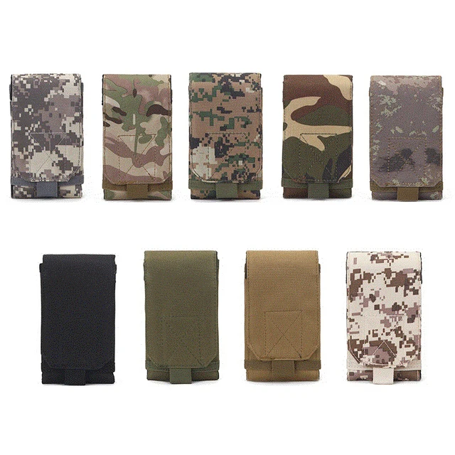 New Sports Wallet Mobile Phone Bag For Multi Phone Model Hook Loop Belt Pouch Holster Bag Pocket Outdoor Army Cover Case 5