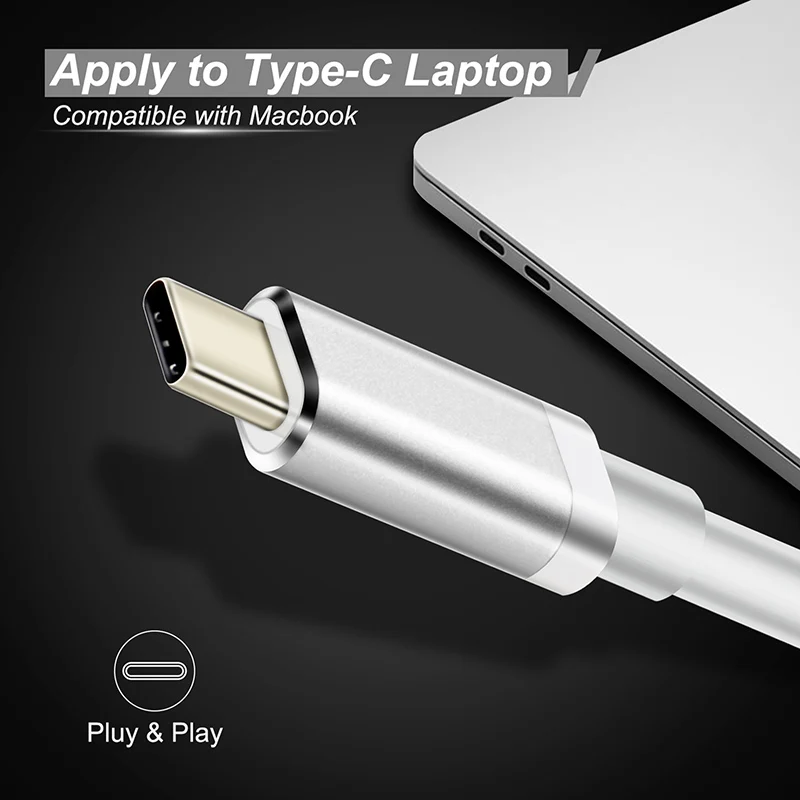 Cabletime New USB Type C VGA Adapter Type C Cable to VGA Converter USB C 3.1 For Macbook Chromebook Lumia Pixel Dell N127 Cabletime New USB Type C VGA Adapter Type C Cable to VGA Converter USB C 3.1 For Macbook Chromebook Lumia Pixel Dell N127