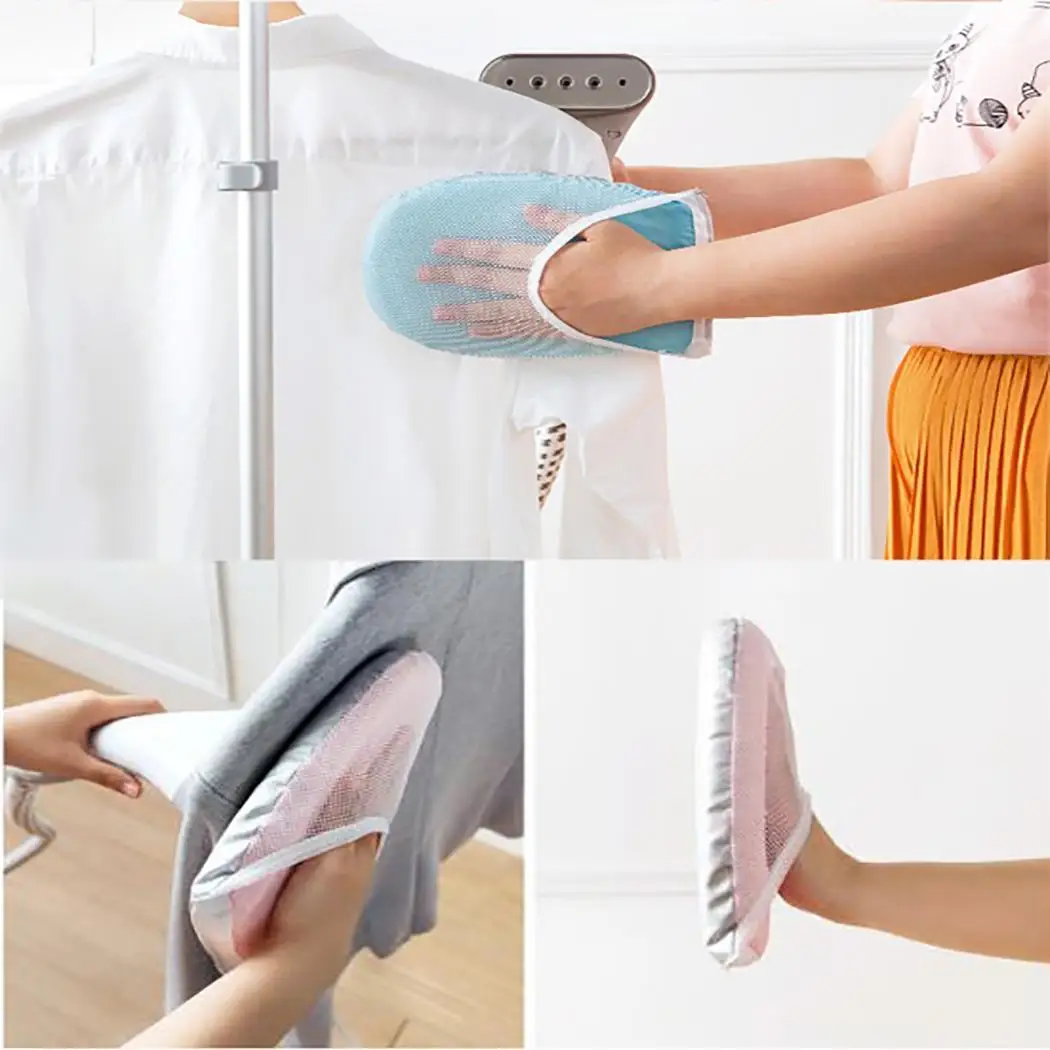 

Iron Heat Insulation Gloves Durable Garment Steamer Home Glove for Clothes Blue