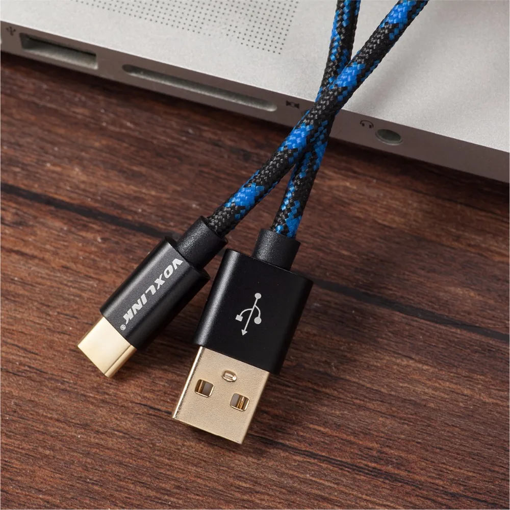 VOXLINK 2.4A usb type C кабель для быстрой зарядки USB-C type C кабель для передачи данных для samsung S9 S8 Note 8 huawei P10 Xiaomi Mi5/6 Nexus 6 P/5X