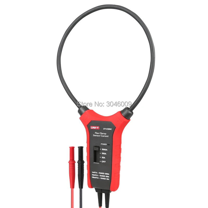 UNI T гибкий зажим датчик 3000A AC Clamp Meter осциллограф/мультиметр