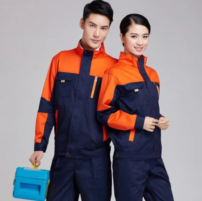 

Set of Coat+Pants long sleeve mechanic uniform engineering uniform factory working coat