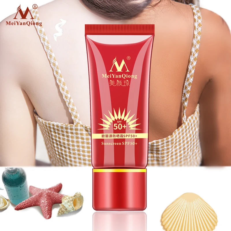 

MeiYanQiong Sunscreen SPF50+ Whitening Repair Sunblock Skin Protective Cream Anti-sensitive Oil-control Moisturizing Isolation