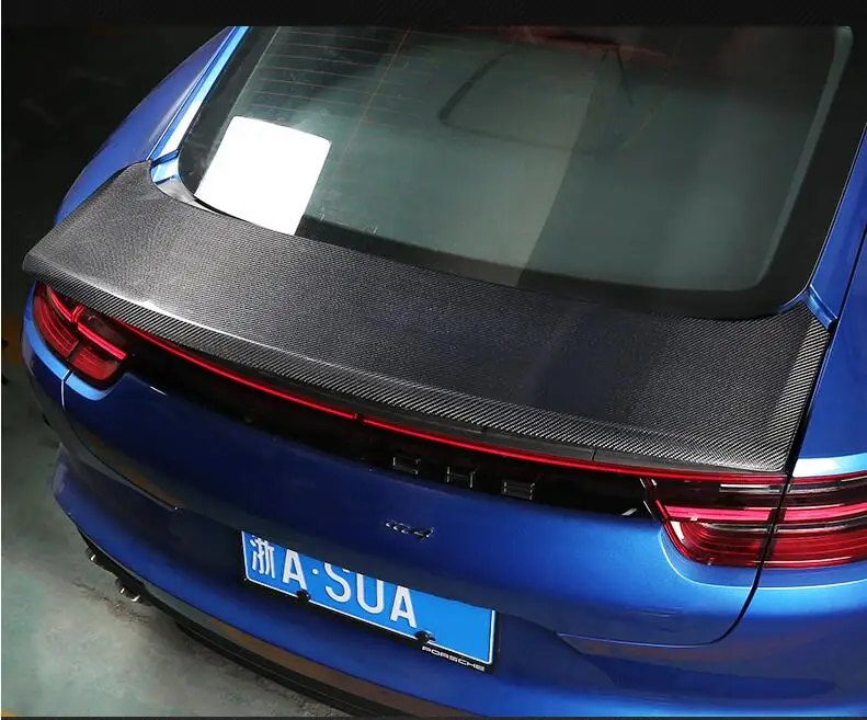 Чехол для автомобильного заднего крыла из углеродного волокна Porsche Panamera 971 Turbo 2017