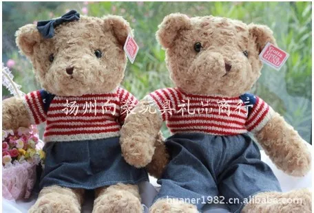 

80cm--The sweater bear giant teddy bear plush toy doll lovers free shipping