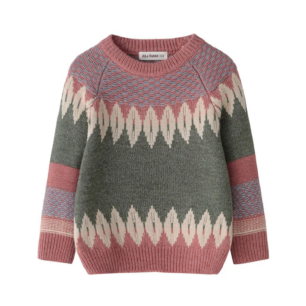 Детские свитера для девочек, Детский Теплый пуловер, вязаные топы для малышей, вязаный свитер для мальчиков, однотонные Теплые Топы