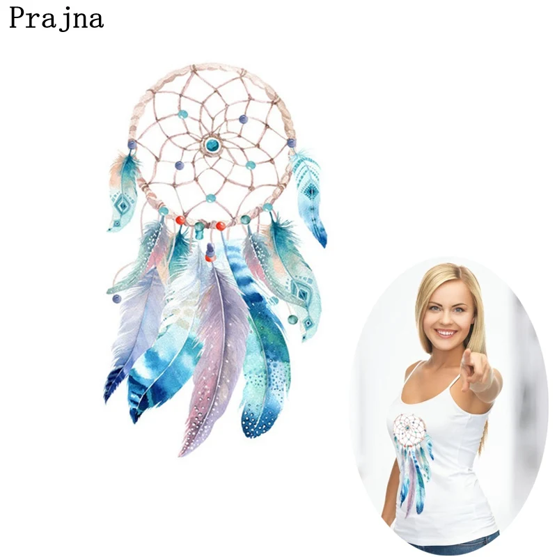 

Prajna Dream Catcher Iron-on Transfers Colorful Lion Bear Iron On Transfer Vinyl Stickers For Clothes Fashion T-shirt Jeans DIY